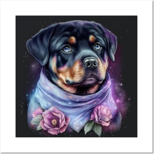 Radiant Rottweiler Puppy Posters and Art